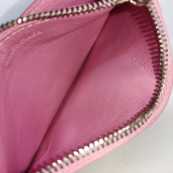 Gossip Calfskin Pink Card Holder