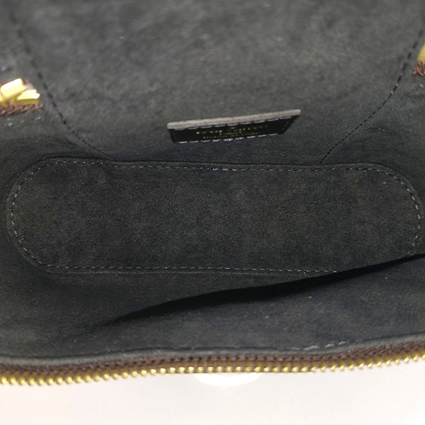 Vanity Chain Pouch Monogram Coated Canvas Brown