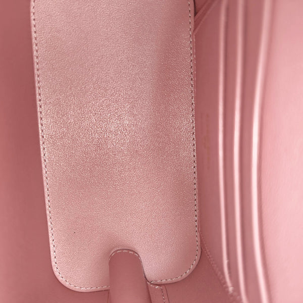 Quilted Lambskin Shoulder Bag Pink