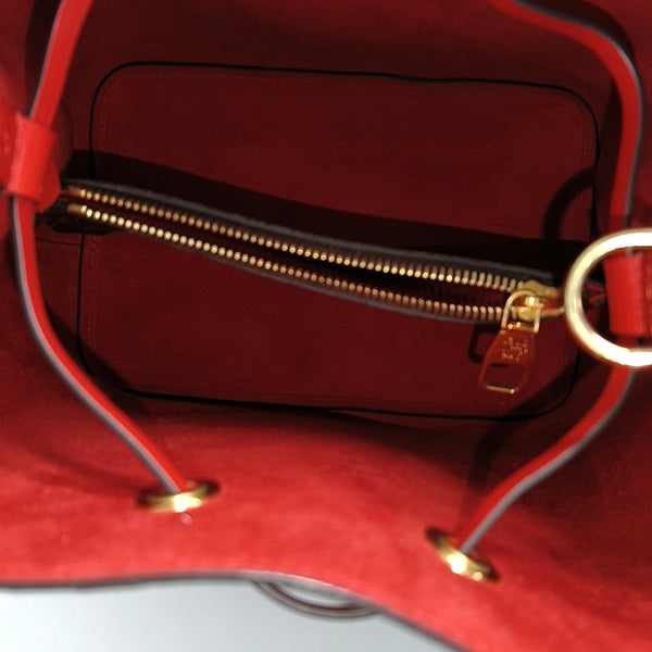 NÉONOÉ MM Monogram Coated Canvas Brown