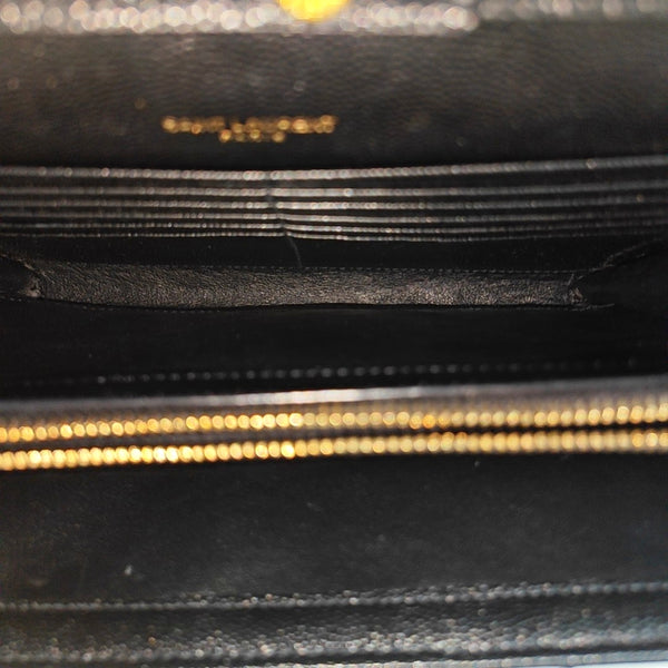 MONOGRAM Medium Chevron Calfskin Black