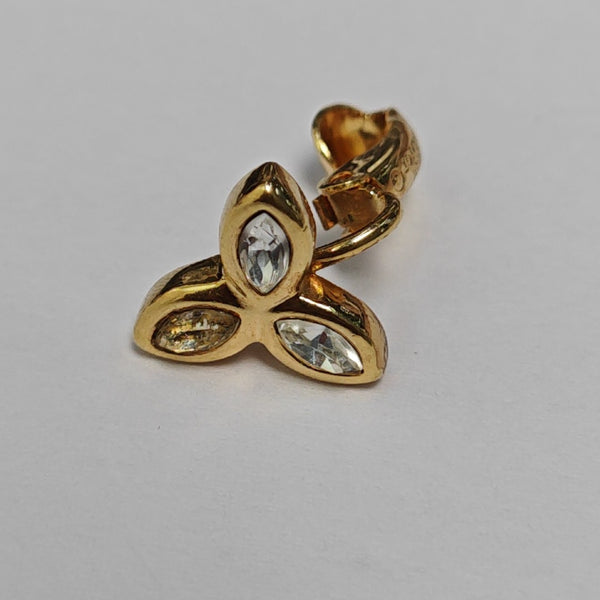 Metal Gold Clip On Earrings