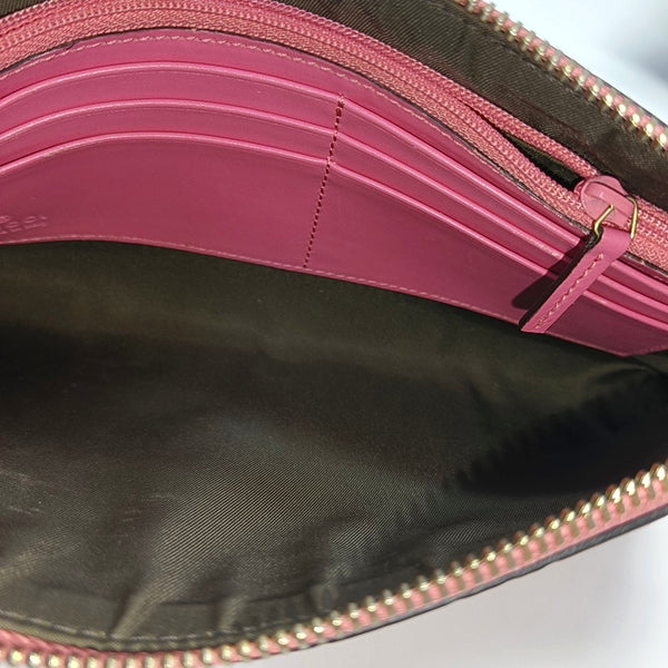 Monogram Calfskin Top Handle Bag Pink
