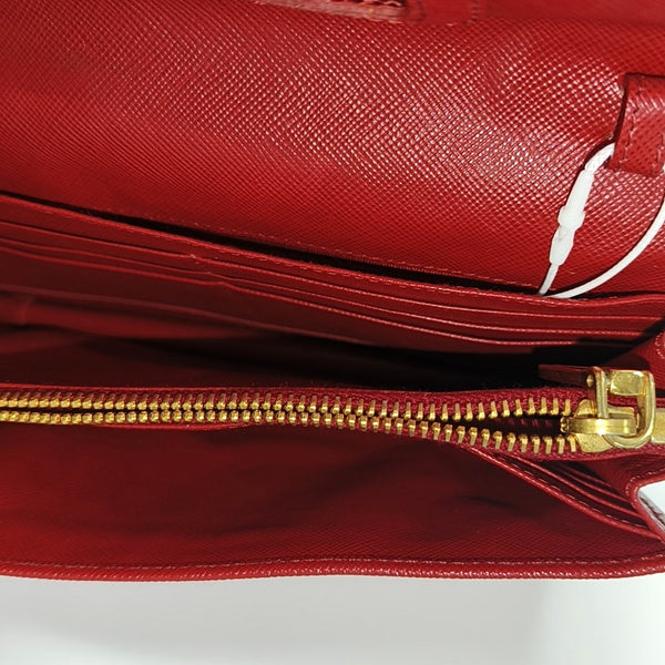 Saffiano Calfskin Crossbody Bag Red
