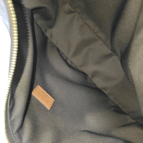 LOOP HOBO Monogram Coated Canvas Brown