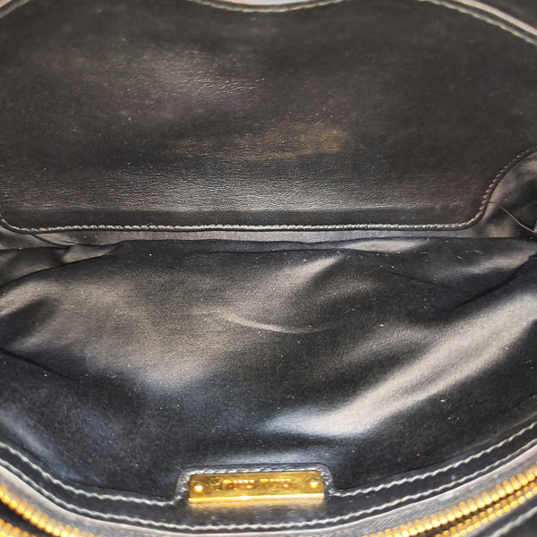 Matelassé Quilted Lambskin Black