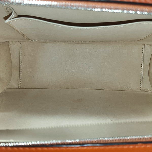 Calfskin Shoulder Bag Orange