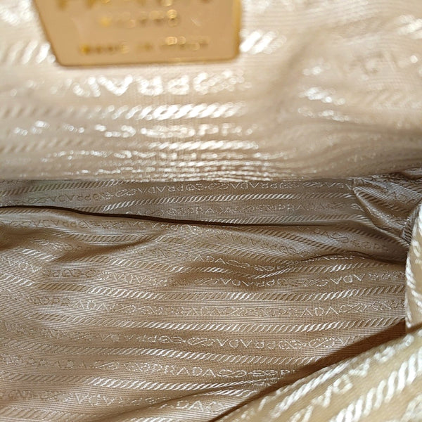 Nylon Bucket Bag Gold