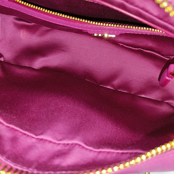Arcadie Matelassé Small Quilted Lambskin Pink