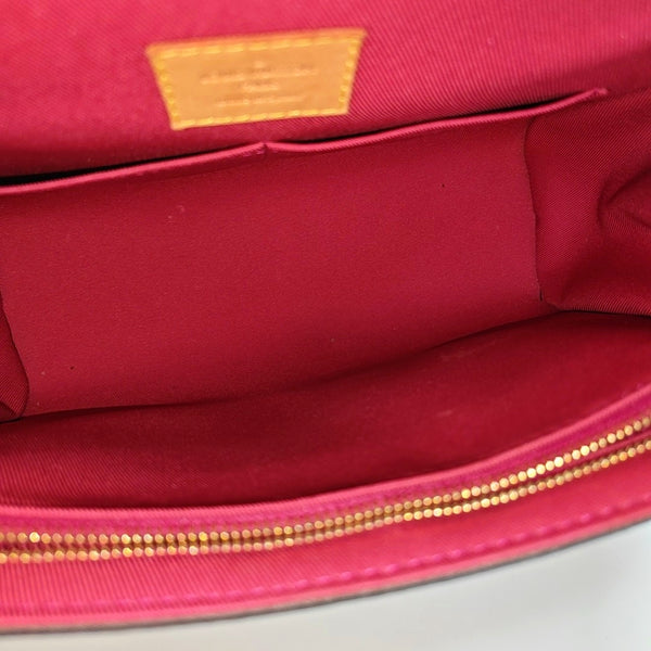 CLUNY PM Monogram Coated Canvas Brown