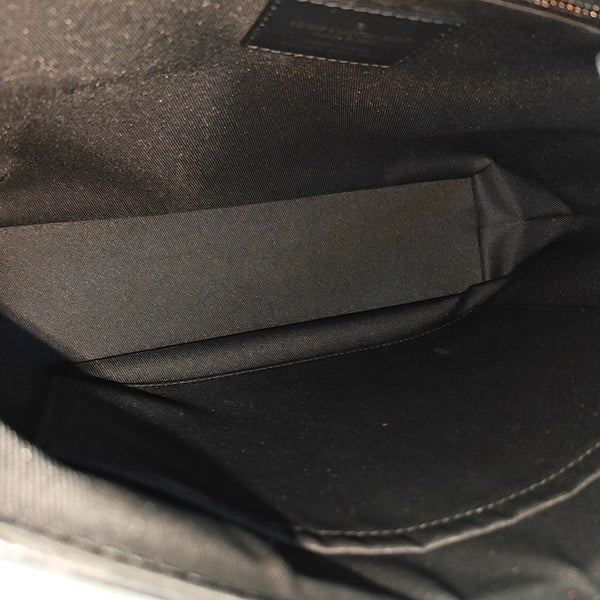 VOYAGER PM Monogram Coated Canvas Black