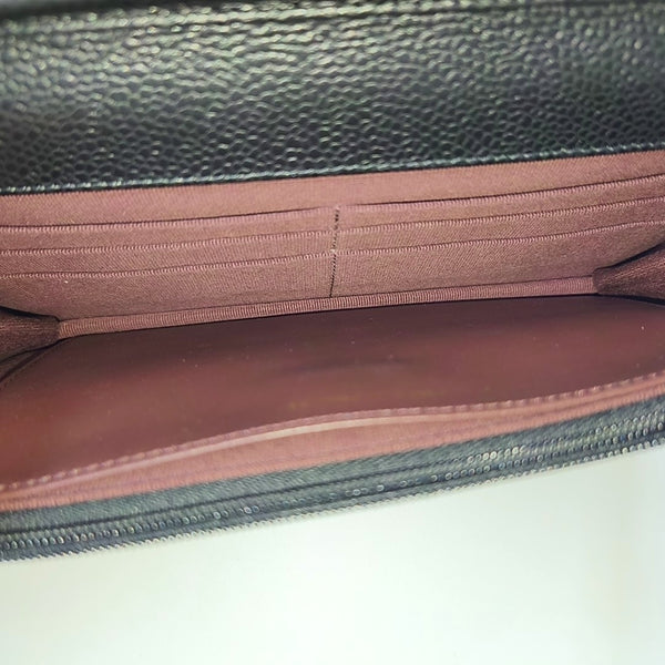 WOC Quilted Grained Calfskin Black