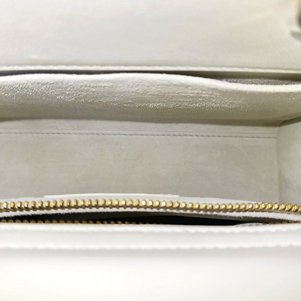 Lady Dior Small Cannage Calfskin White