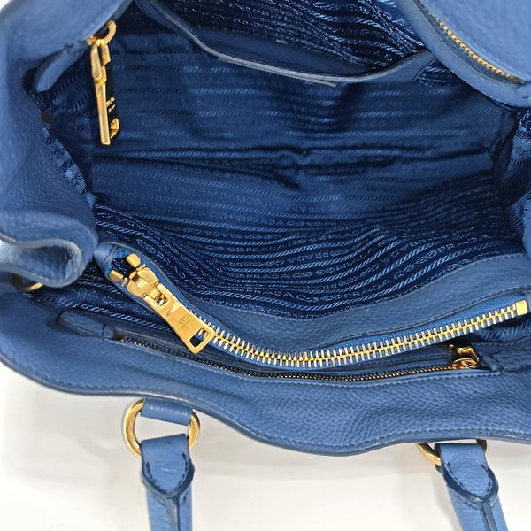 Calfskin Tote Bag Blue