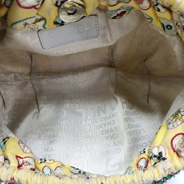 Fabric Top Handle Bag Multicolor