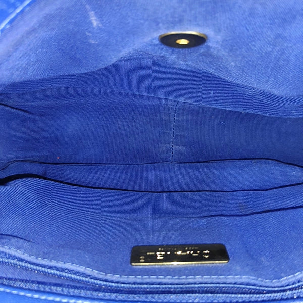 CHANEL 19 Large Quilted Lambskin Blue