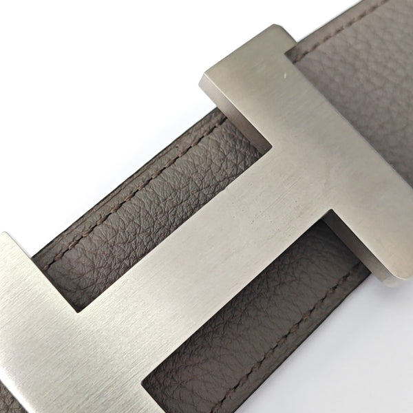 Leather Belt Gray