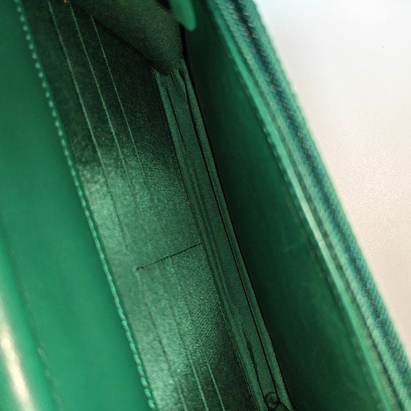 BOY CHANEL WOC Quilted Lambskin Green