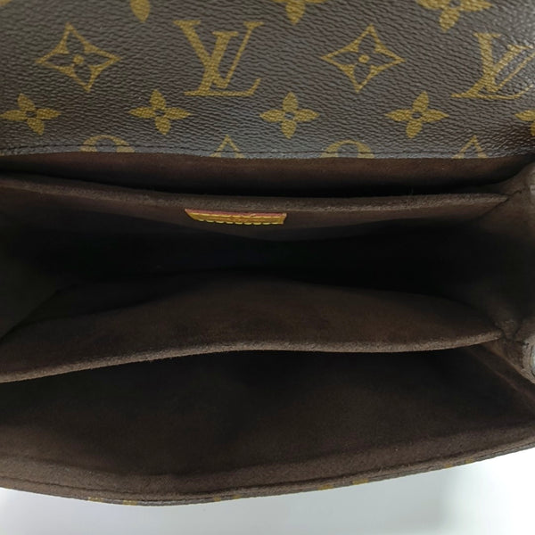MÉTIS MM Monogram Coated Canvas Brown