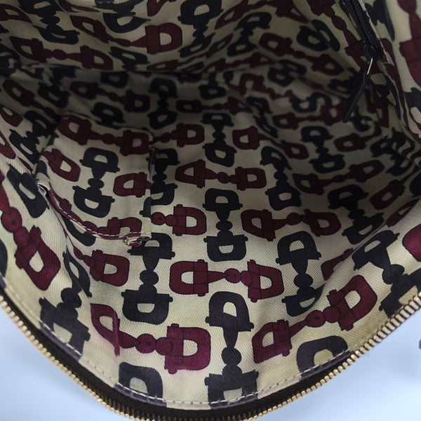 Abbey Monogram Calfskin Brown