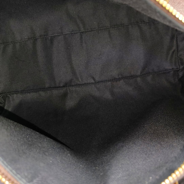 Coated Canvas Shoulder Bag Medium Multicolor