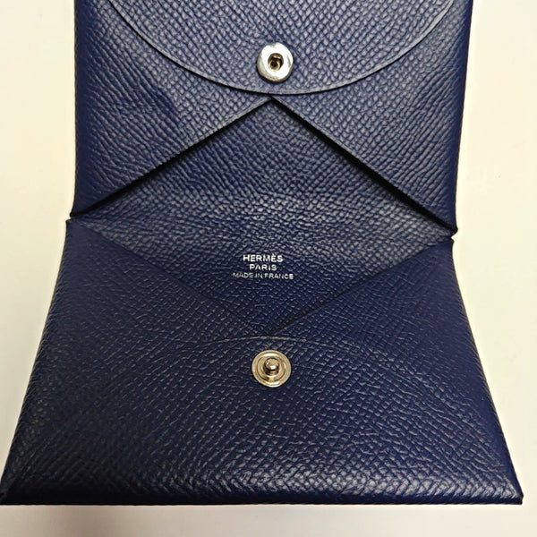 Epsom Card Holder Blue