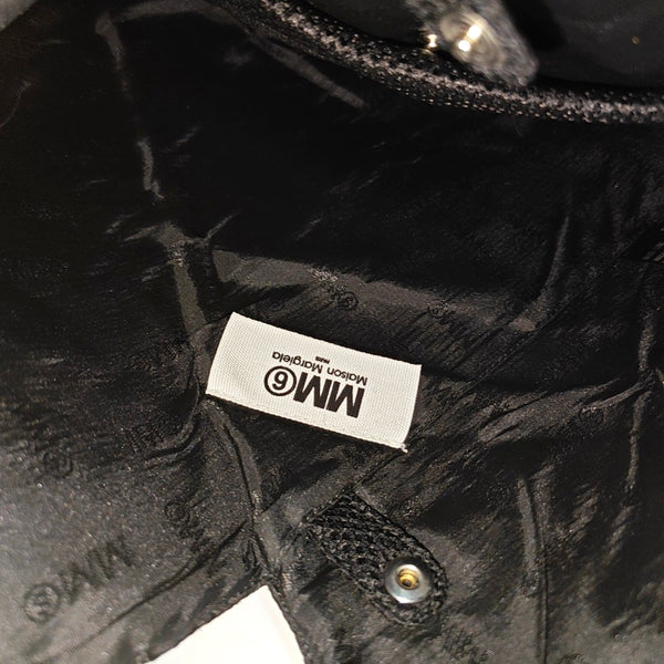 Fabric Top Handle Bag Black