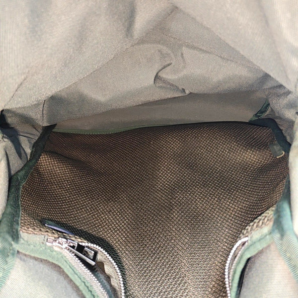 Monogram Fabric Backpack Green