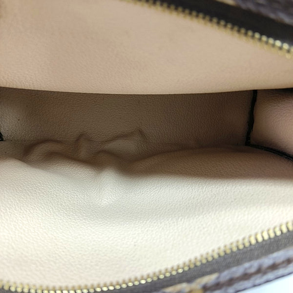 TOILET POCKET 19 Monogram Coated Canvas Brown