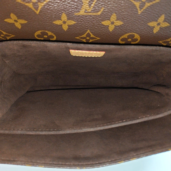 MÉTIS MM Monogram Coated Canvas Brown