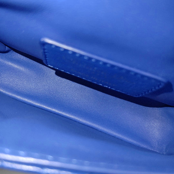 Dior Caro Super Mini Cannage Calfskin Blue