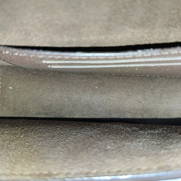 Lily Monogram Coated Canvas Brown