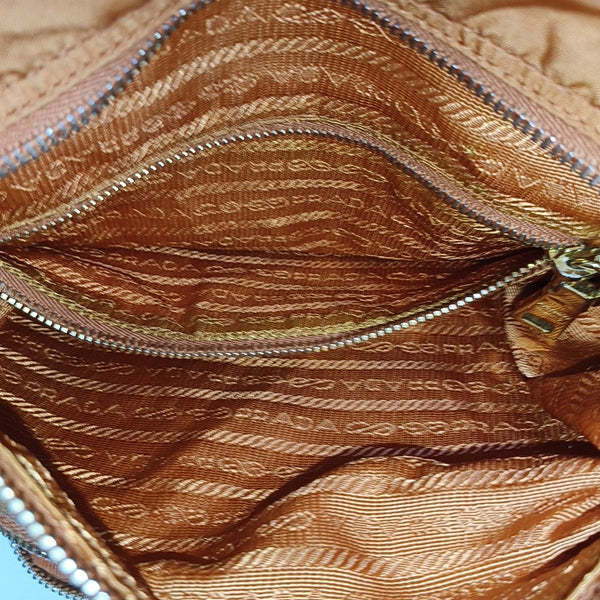 Fabric Shoulder Bag Orange