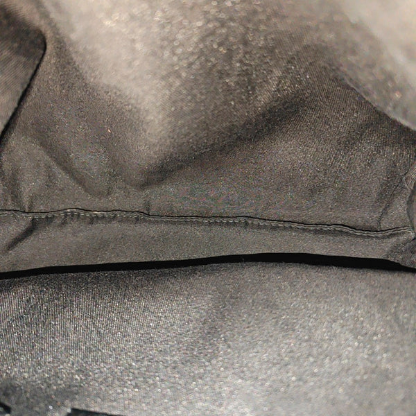 Suede Top Handle Bag Black