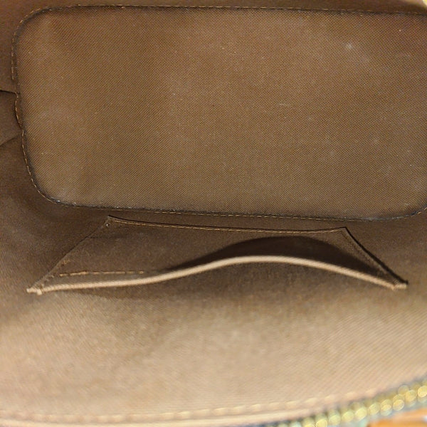 ALMA BB Monogram Coated Canvas Brown