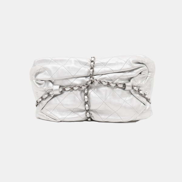 Quilted Calfskin Silver