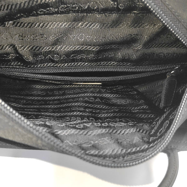 Nylon Shoulder Bag Black