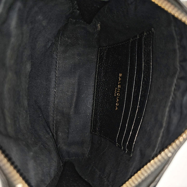Calfskin Shoulder Bag Black