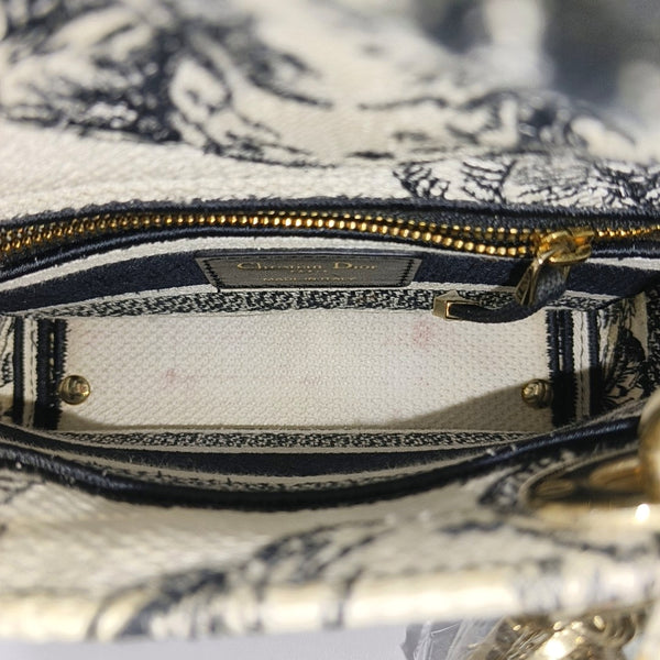 Lady Dior Mini Canvas Multicolor