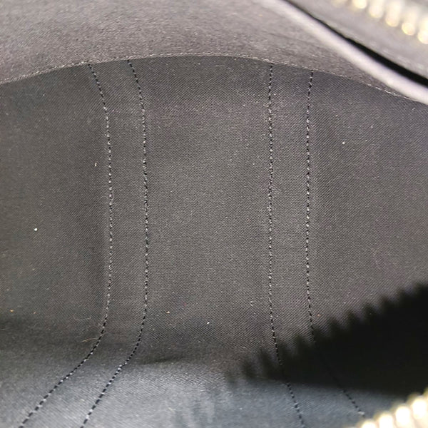 KEEPALL 25 Monogram Coated Canvas Black