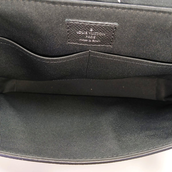 TAIGARAMA Monogram Coated Canvas Black