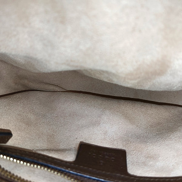 Horsebit 1955 Small Coated Canvas Beige