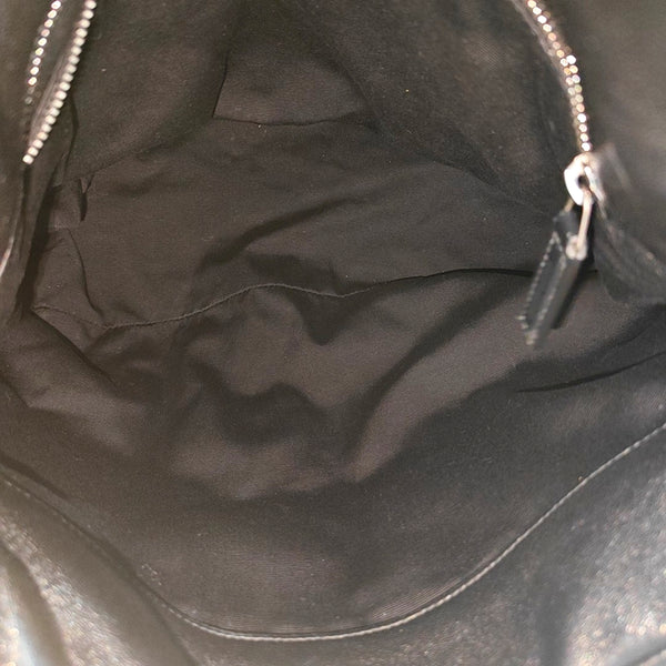 PUFFER Medium Chevron Lambskin Black