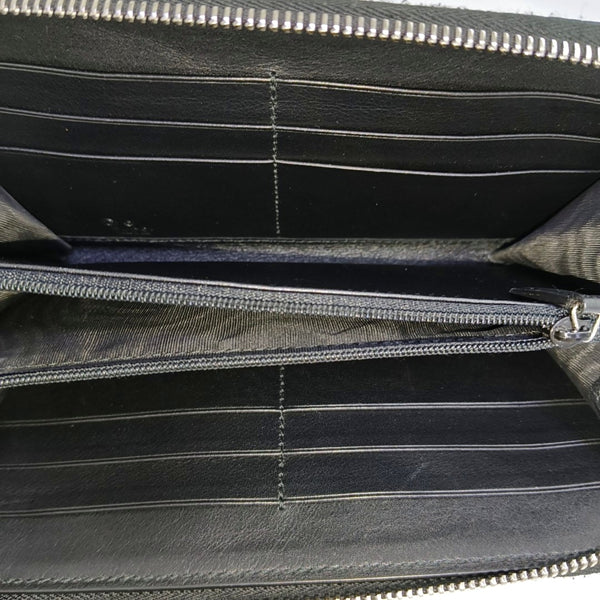 Signature Monogram Calfskin Black Wallet