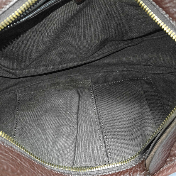 Canvas Top Handle Bag Brown