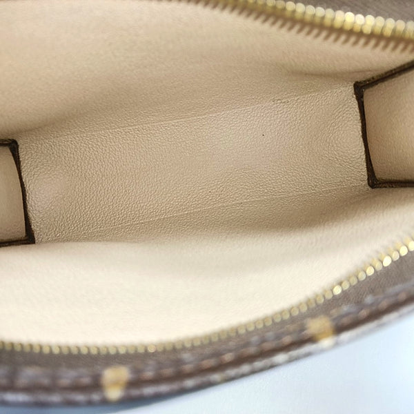 TOILET POCKET 19 Monogram Coated Canvas Brown
