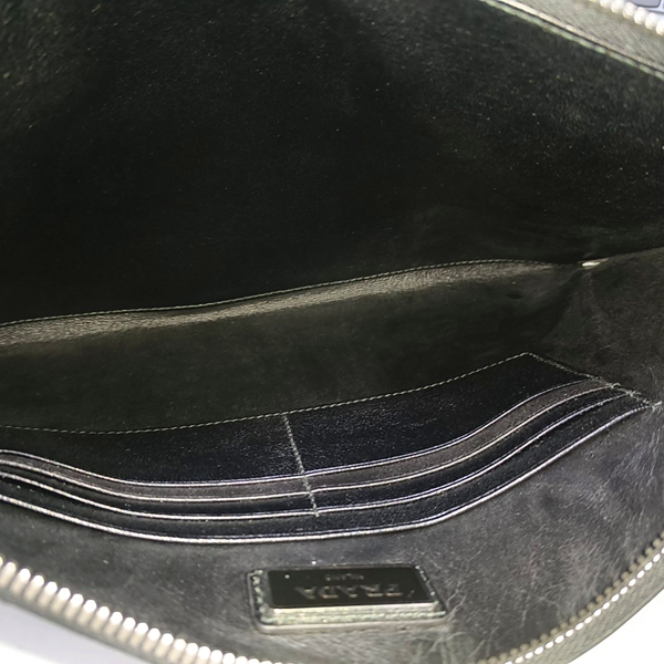 Calfskin Clutch Black