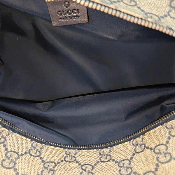Monogram Coated Canvas Clutch Black