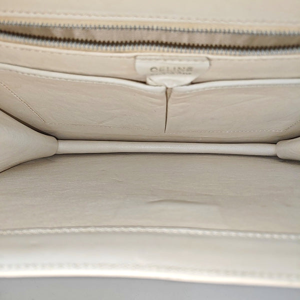 Calfskin Shoulder Bag White