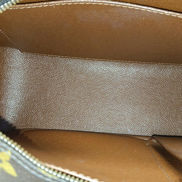 CITE MM Monogram Coated Canvas Brown
